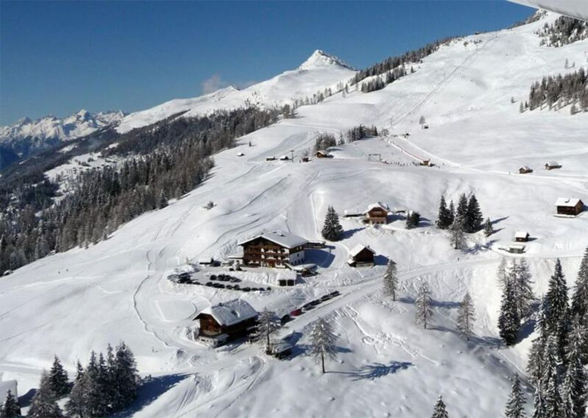 Emberger Alm in winter season